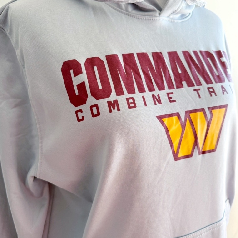 Washington Commanders Hoodie Sweatshirt Mens Size Medium Redskins NFL Combine - Picture 4 of 12